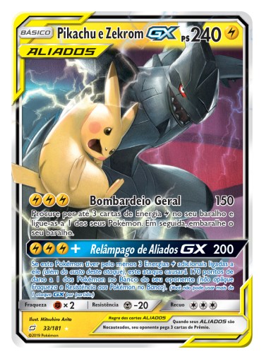 TAG TEAM Pokémon-GX_Pikachu Zekrom_BRPT