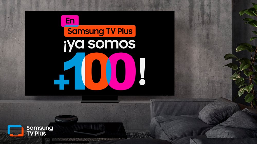 Samsung TV Plus alcanza un hito al ofrecer más de 100 canales de entretenimiento&nbsp;gratuito