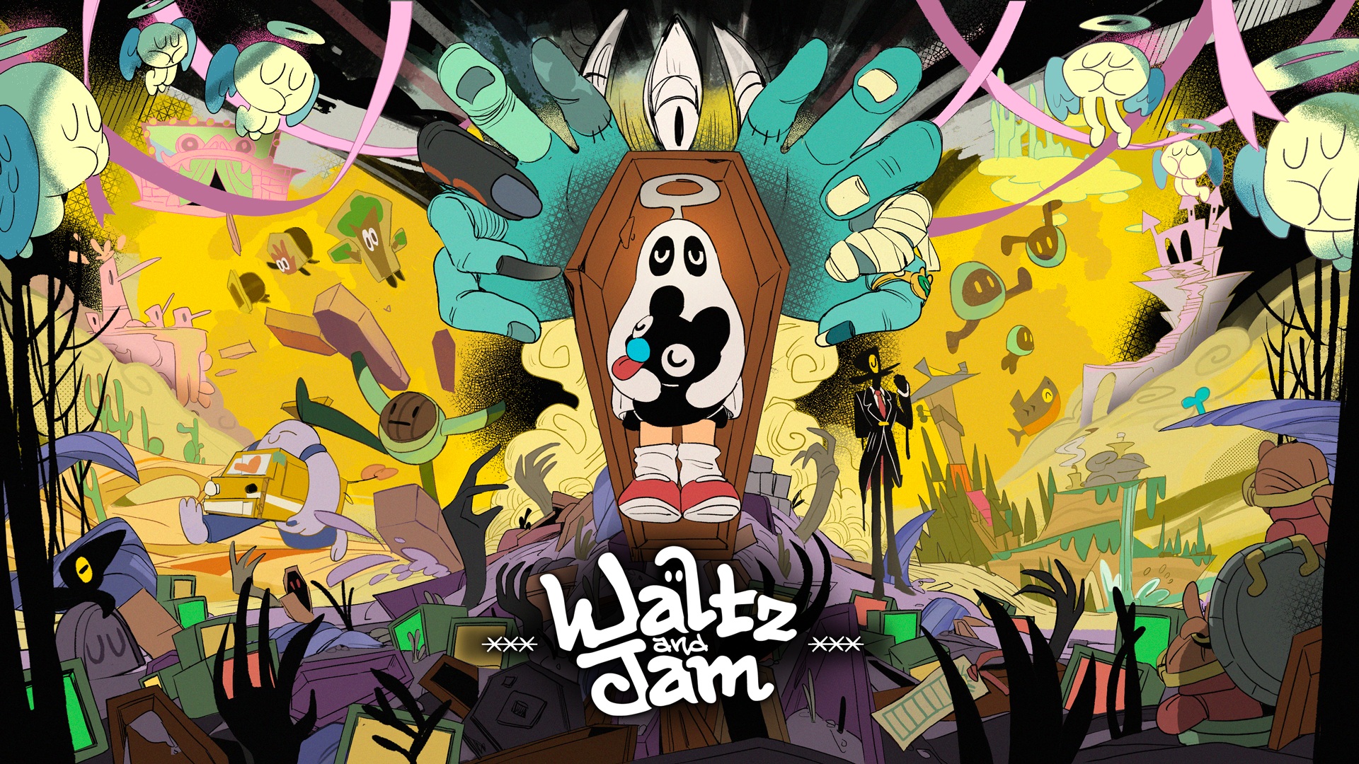 Waltz and Jam: un fantasma, un cachorro y siete mundos que convierten el más allá en una aventura